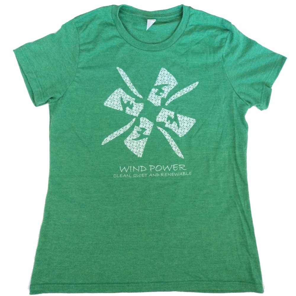 Sustainable Ladies' Short Sleeve Tee Wind Green
